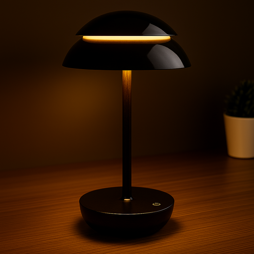 Aurora™ Rechargeable Touch Table Lamp – Modern Scandinavian LED Light